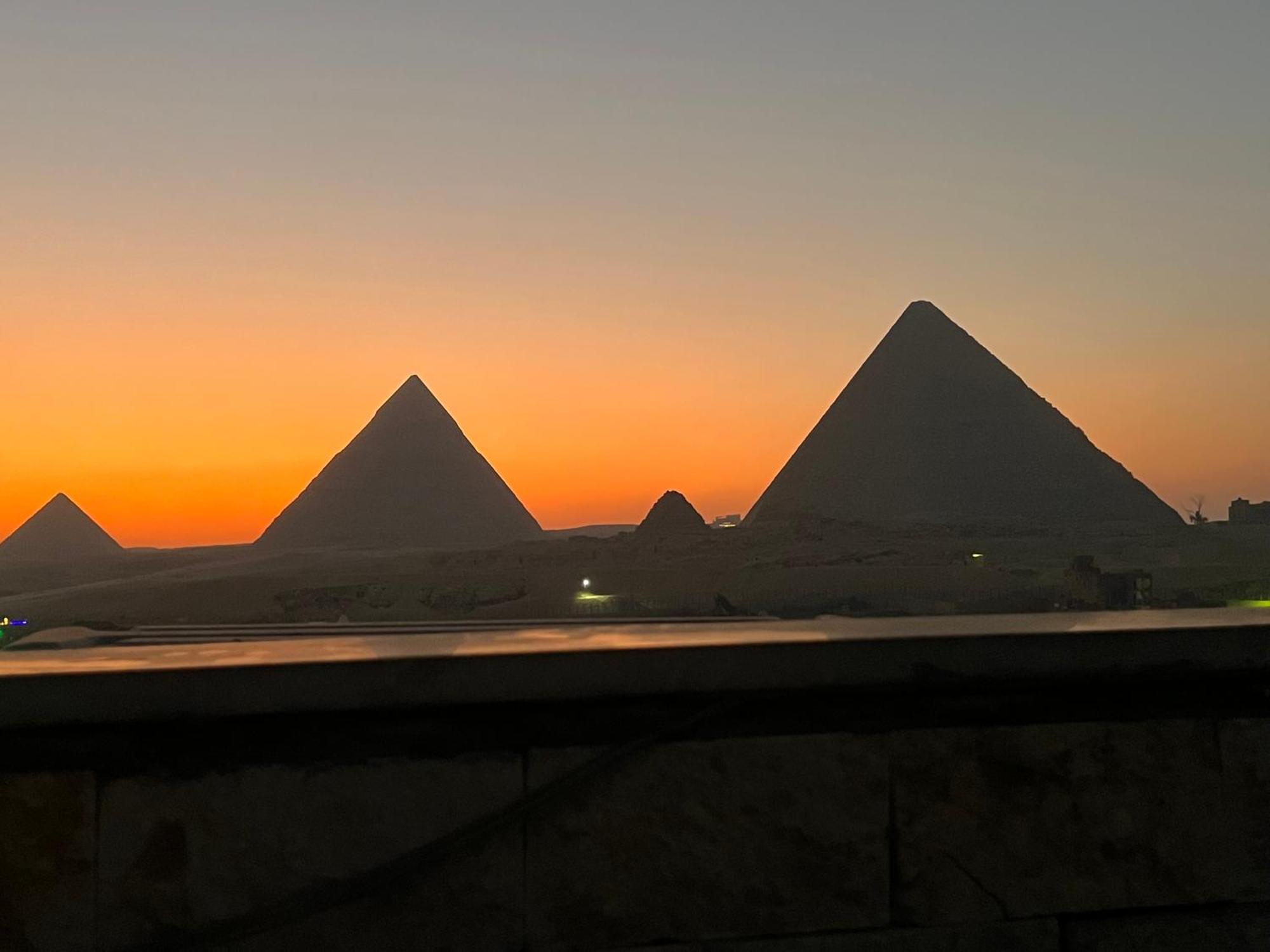Imhotep Pyramids View Inn Kafrat al Jabal Exterior photo