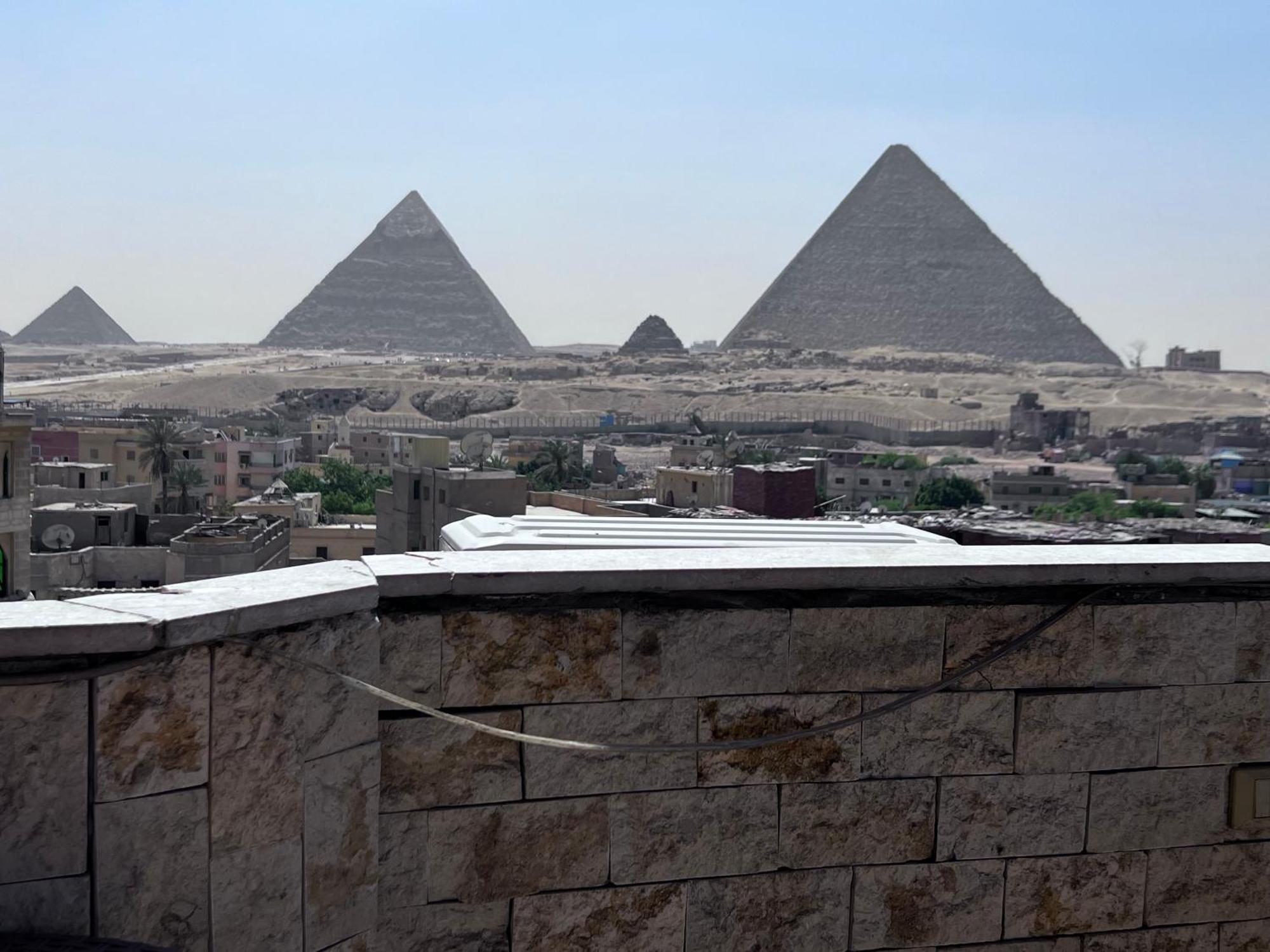 Imhotep Pyramids View Inn Kafrat al Jabal Exterior photo